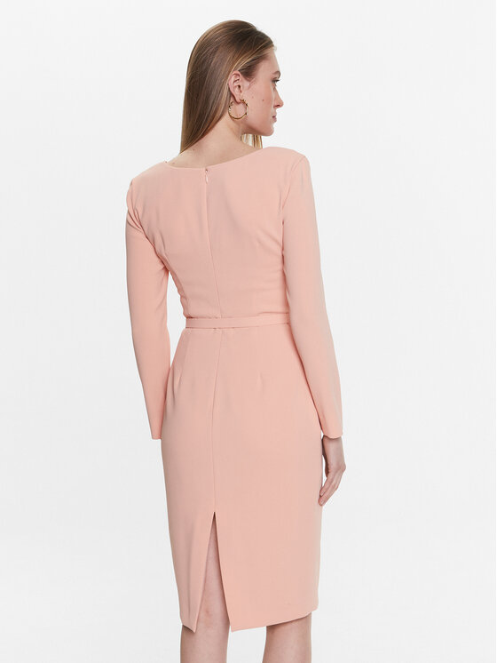 PINKO Pinko Koktel haljina Mendosa 100559 7624 Ružičasta Regular Fit
