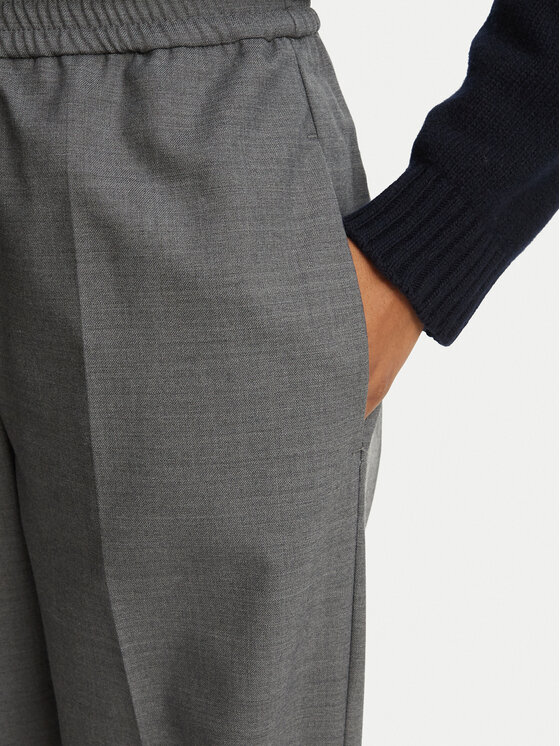 Weekend Max Mara Weekend Max Mara Pantaloni din material Petra 2625136052 Gri Regular Fit