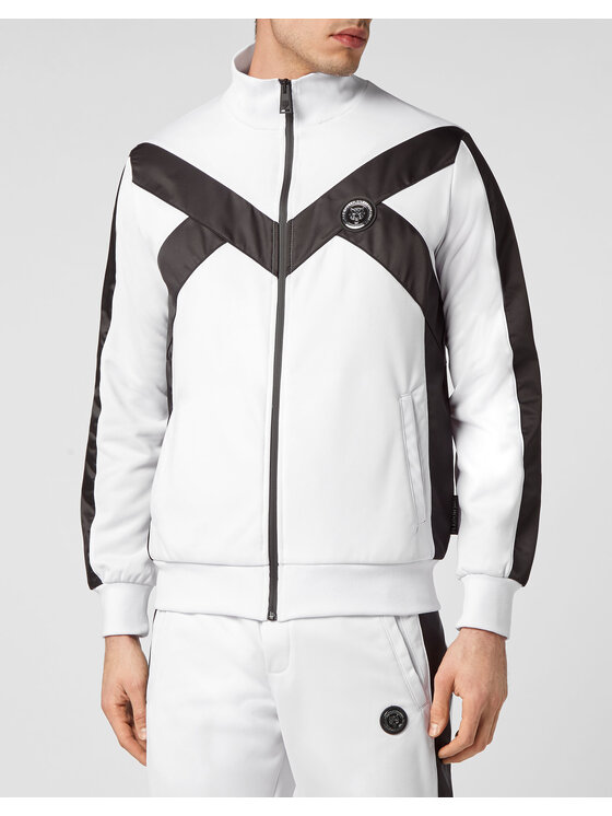 Plein Sport Plein Sport Sada top a kalhoty 1689 Bílá Regular Fit