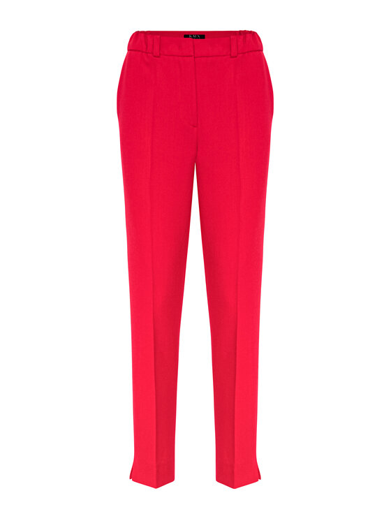 KMX KMX Spodnie materiałowe 808610008 Czerwony Tapered Fit