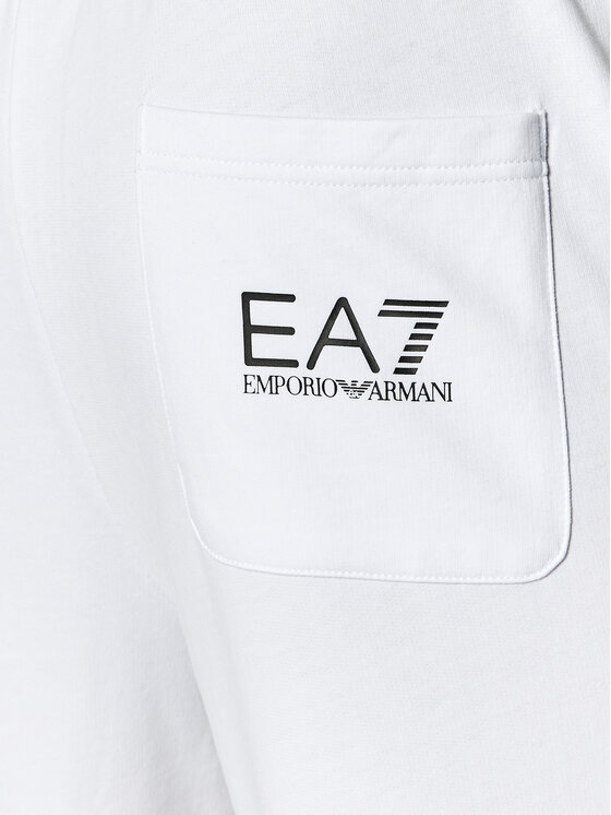 EA7 Emporio Armani EA7 Emporio Armani Teplákové kalhoty 8NPPC3 PJ05Z 1101 Bílá Slim Fit