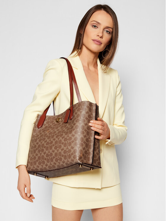 Coach Handtasche Cc Sig Willow Tote C0693 Braun Modivo