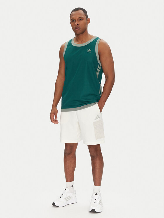 adidas adidas Topiņš adicolor Mock Eyelet JP1096 Zaļš Oversize