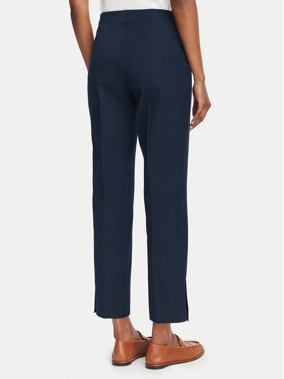 Tommy Hilfiger Tommy Hilfiger Pantaloni din material WW0WW51745 Bleumarin Slim Fit