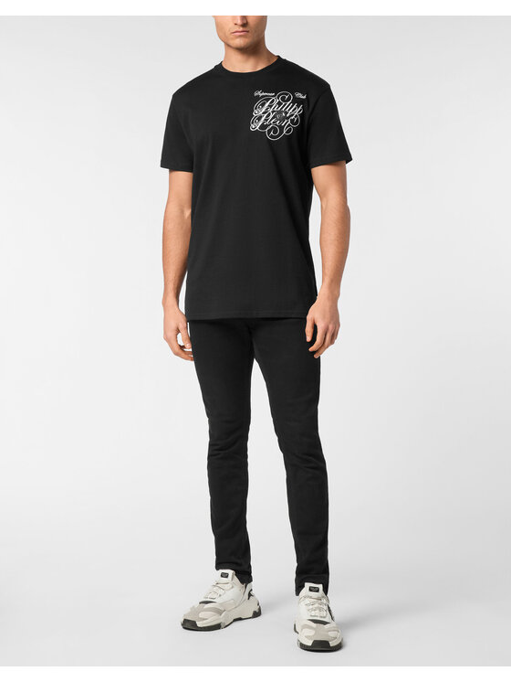 PHILIPP PLEIN PHILIPP PLEIN T-Shirt 23583 Czarny Regular Fit