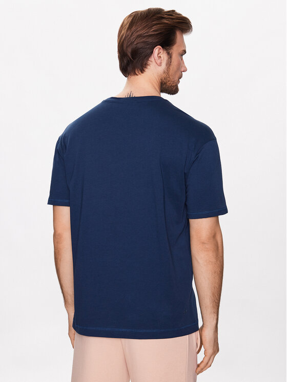 Outhorn Outhorn T-Shirt TTSHM453 Granatowy Regular Fit