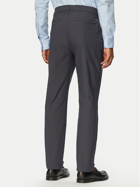 Calvin Klein Calvin Klein Szövet nadrág LV04LB610G Sötétkék Slim Fit