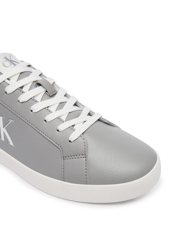 Calvin Klein Calvin Klein Sneakersy 3 Cupsole Derby Pu Tmb HM0HM02331 Szary jasny