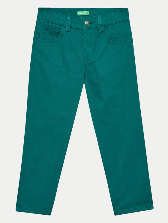 United Colors Of Benetton United Colors Of Benetton Pantaloni din material 4HM6GE009 Verde Regular Fit