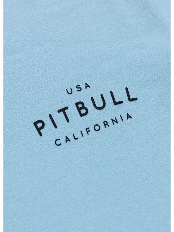 PITBULL PITBULL T-Shirt Slim Fit USA CAL Niebieski Regular Fit