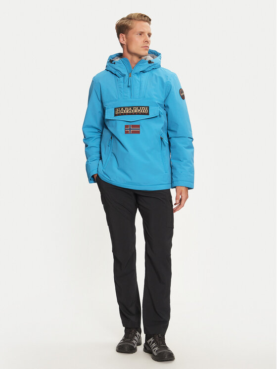 Napapijri Napapijri Анорак Rainforest Pocket 2 NP0A4GMD Син Regular Fit
