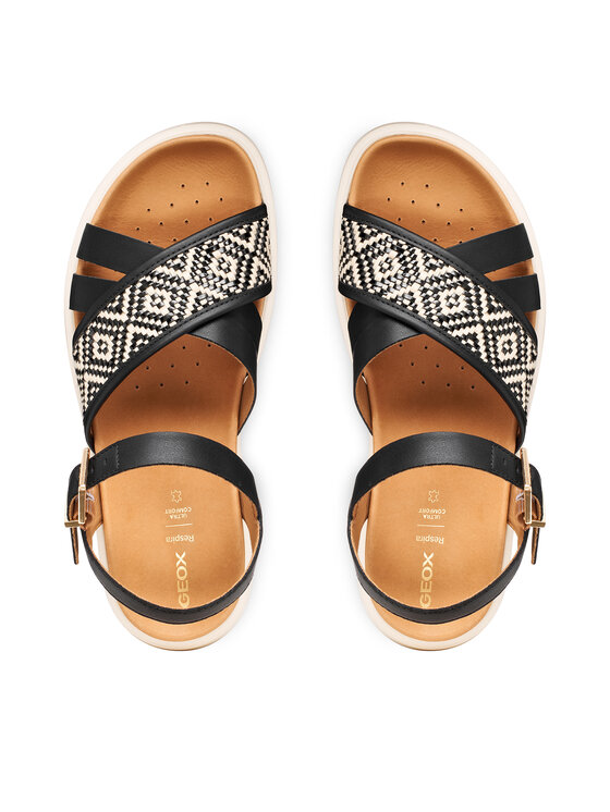 Geox Geox Basutės D Xand 2S D65PAB 09B11 C9999 Juoda