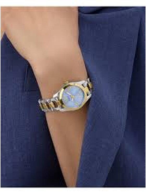 Guess Guess Hodinky GW0927L Dvojfarebné zlato