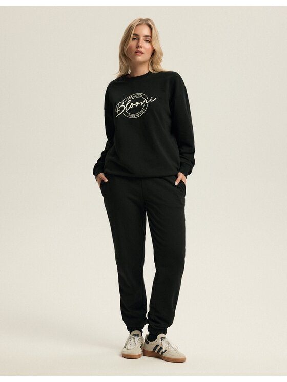 Esotiq Esotiq Teplákové kalhoty 43757 Černá Regular Fit