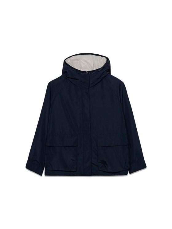 Oltre Oltre Kurtka puchowa F129J000182N0Z4 Niebieski Baggy Fit