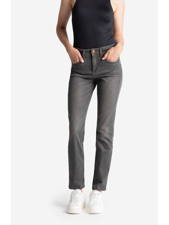 RJ Rocks Jeans RJ Rocks Jeans Jeansy Adele Brązowy Slim Fit