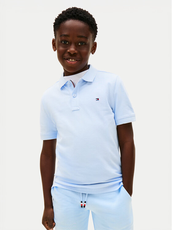 Tommy Hilfiger Tommy Hilfiger Polo KB0KB09103 Svijetlo plava Regular Fit