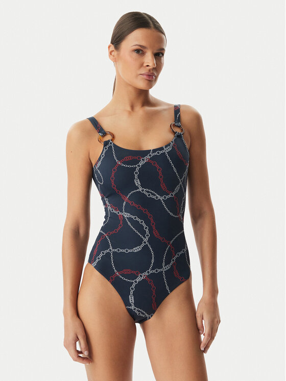 Tommy Hilfiger Tommy Hilfiger Бански костюм UW0UW06481 Тъмносин