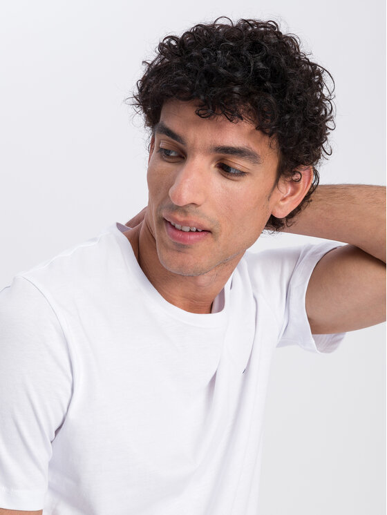 Cross Jeans Cross Jeans T-Shirt 15250-008 Biały Regular Fit