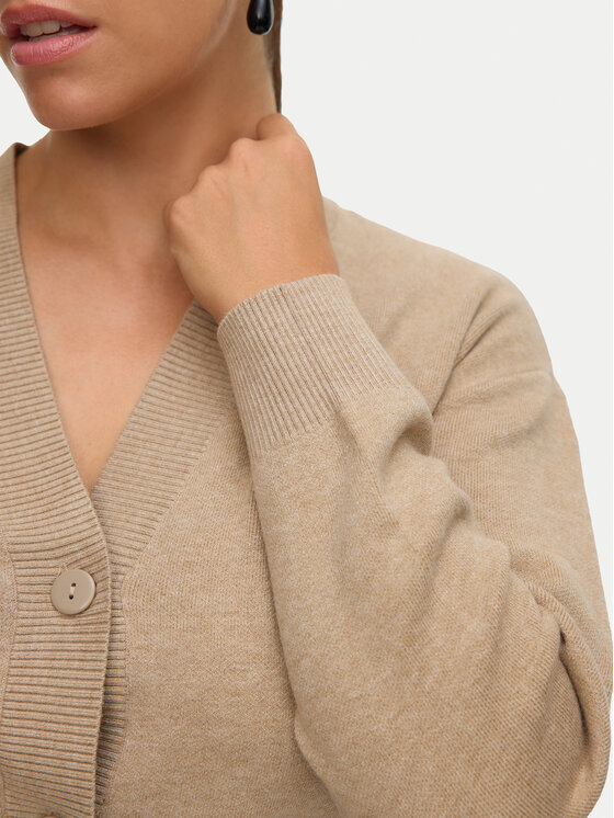 Vero Moda Vero Moda Strickjacke Gold Art 10332210 Beige Regular Fit