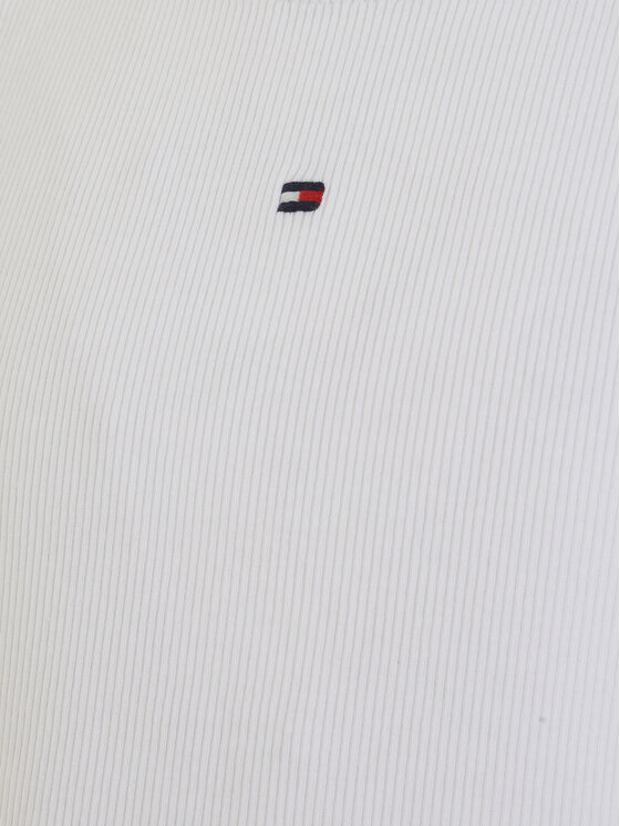 Tommy Hilfiger Tommy Hilfiger топ Essential KG0KG07905 Бял Regular Fit