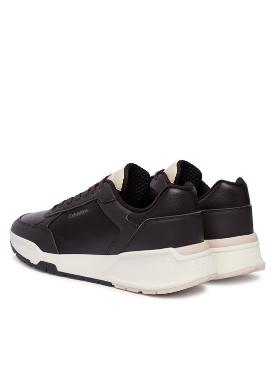 Calvin Klein Calvin Klein Sneakersy City Runner Laceup Lth Mix HM0HM02309 Bordová