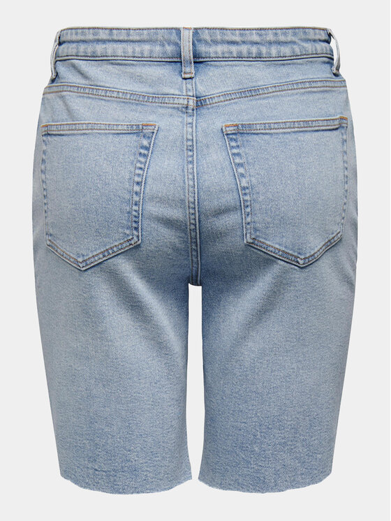 ONLY ONLY Szorty jeansowe Emily 15311259 Niebieski Straight Fit