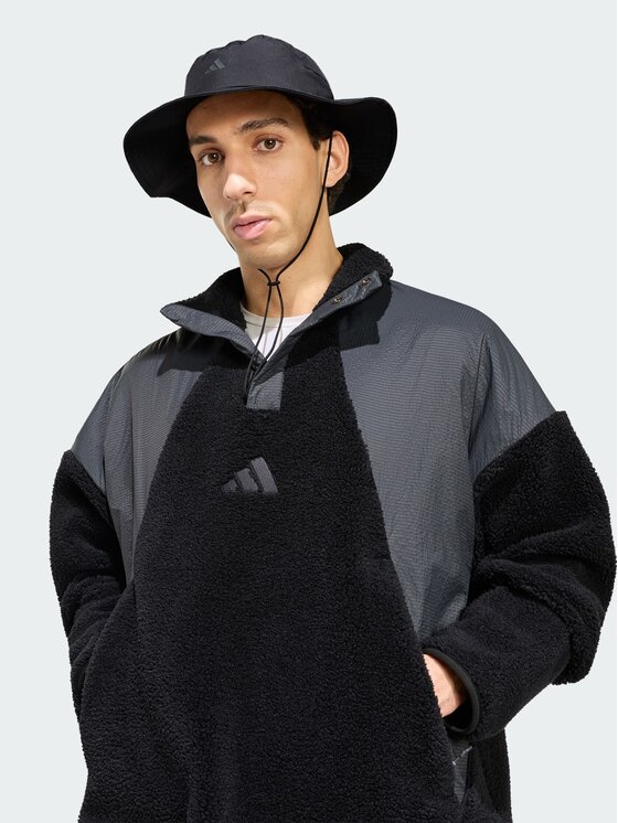 adidas adidas Bluza techniczna 165061 Czarny Loose Fit