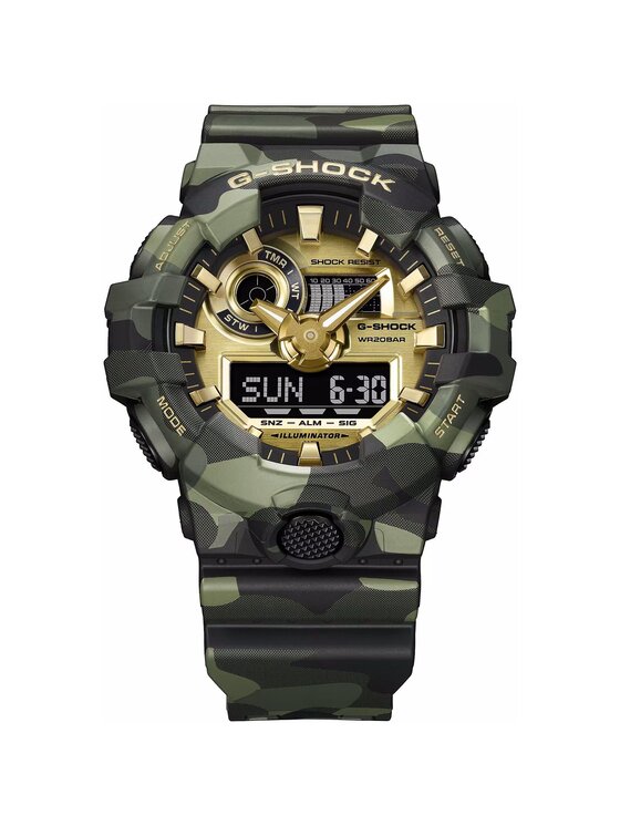 Casio Casio Zegarek GA-700CMG-3AER Szary