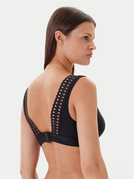 BOSS BOSS Bikini-Oberteil Eyelet 50540665 Schwarz