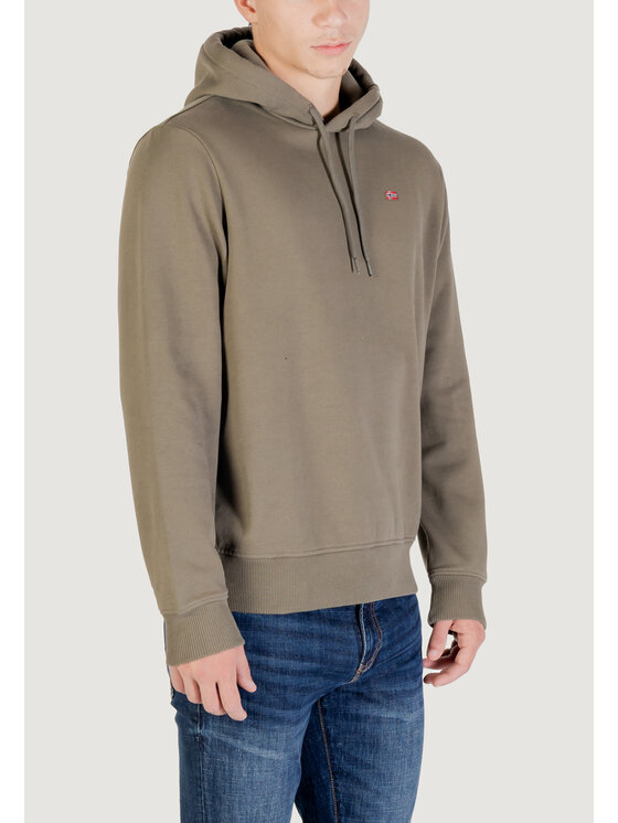 Napapijri Napapijri Felpa BALIS HOOD Verde Casual Fit
