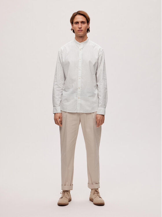 Selected Homme Selected Homme Πουκάμισο 16088354 Λευκό Regular Fit