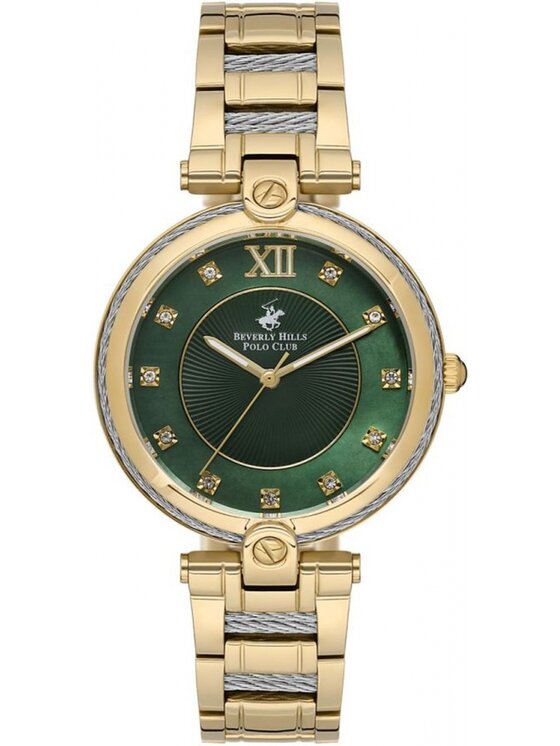 Beverly Hills Polo Club Beverly Hills Polo Club Zegarek BP3585X.120 Zielony