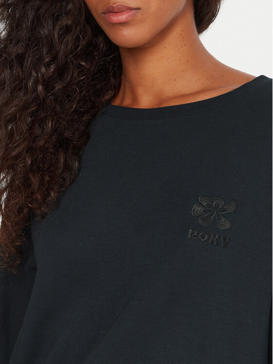 Roxy Roxy Felpa Surfing By Moonlight ERJFT05008 Nero Relaxed Fit