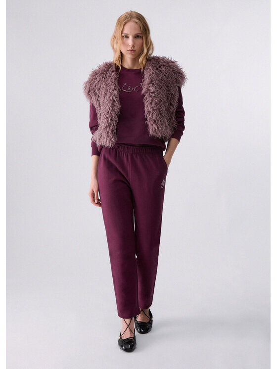 Liu Jo Liu Jo Pantaloni di tessuto TF6073FS09191718 Viola Regular Fit