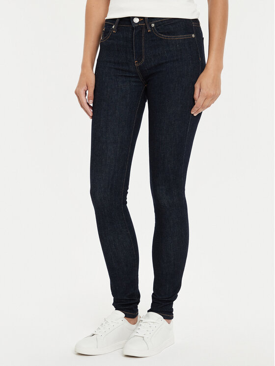 Tommy Hilfiger Blugi Como WW0WW42487 Bleumarin Skinny Fit