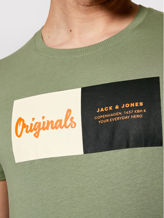 T-shirt Joshua 12185595 Verde Regular Fit