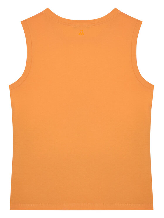 United Colors Of Benetton United Colors Of Benetton Tank top marškinėliai 3RD0CH020 Oranžinė Regular Fit