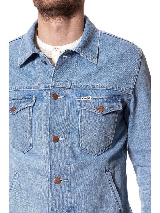 Wrangler Wrangler Giacca di jeans REGULAR JACKET Blu Regular Fit