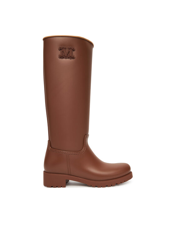 Max Mara Max Mara Gumijasti škornji 2524796192600 Rjava