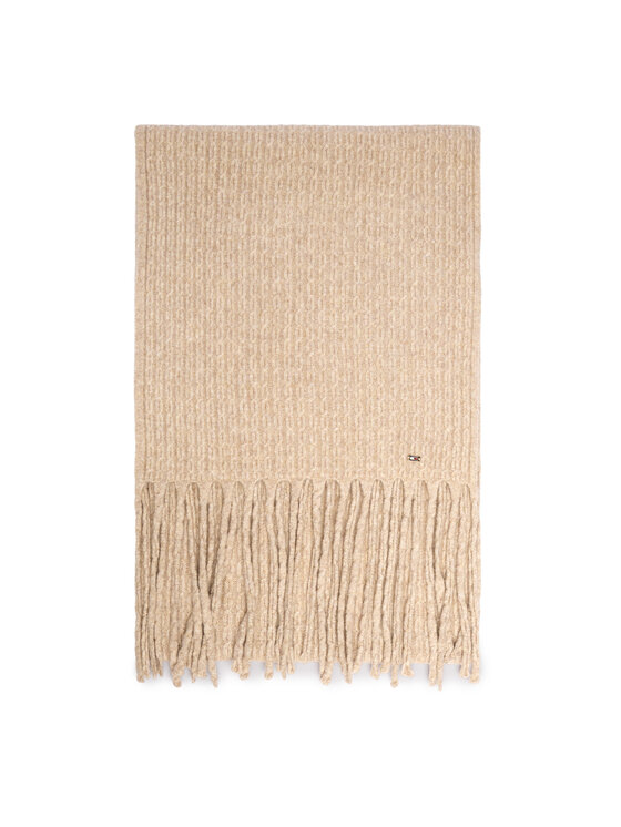 Tommy Hilfiger Tommy Hilfiger Зимен шал Cable Enamel AW0AW17793 Бежов