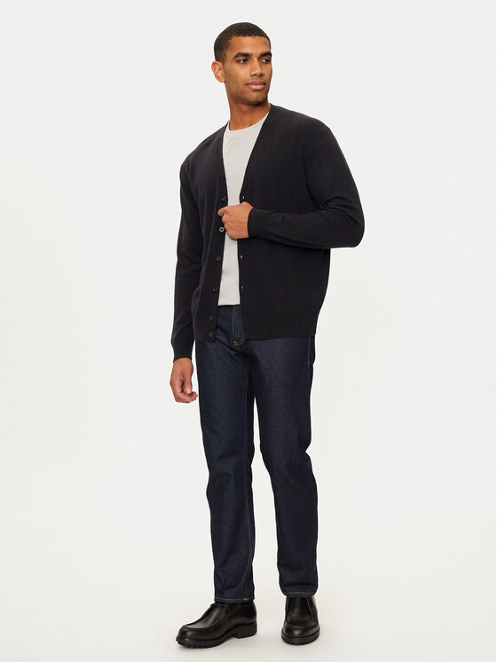 United Colors Of Benetton Cardigan 1002U601B Nero Regular Fit Modivo