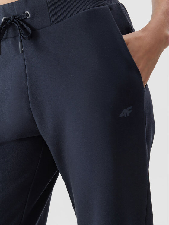 4F 4F Spodnie dresowe 4FAW23TTROF474 Granatowy Regular Fit