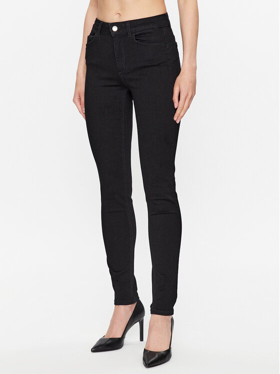Liu Jo Jeans hlače UF3013 D4614 Črna Slim Fit