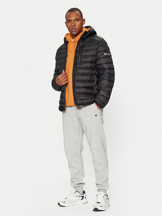 Champion Champion Vatovaná bunda 220340 Černá Regular Fit