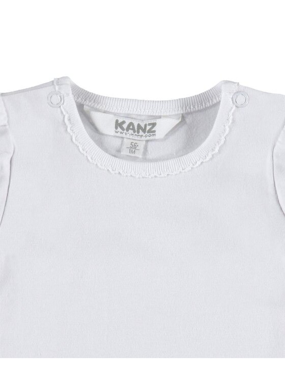 Kanz Kanz T-Shirt 1712943-1000 Biały Basic Fit