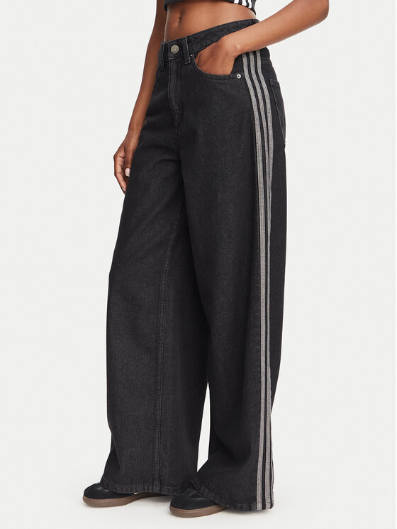adidas Blugi KQ6469 Negru Oversize