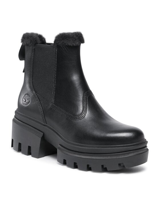 Timberland Timberland Ботильйони Everleigh Bt Wrm Ln Chls TB0A5ZNV0151 Чорний