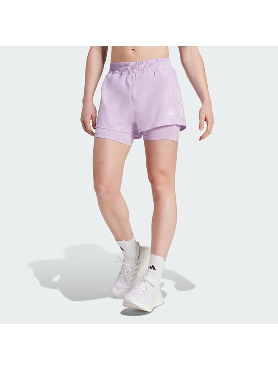 adidas adidas Szorty sportowe 141047 Fioletowy Regular Fit