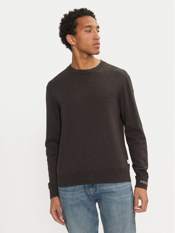 Pepe Jeans Pepe Jeans Pulover New Andre PM702469 Gri Regular Fit